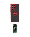 ieg™ Galaxy S23 Ultra Kılıf Yörünge Çizgi - Şeffaf 360 Full Body Arka Koruyucu