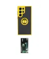ieg™ Galaxy S23 Ultra Kılıf Yörünge Çizgi - Şeffaf 360 Full Body Arka Koruyucu