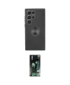 ieg™ Galaxy S23 Ultra Kılıf Yörünge Çizgi - Şeffaf 360 Full Body Arka Koruyucu
