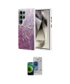 ieg™ Galaxy S23 Ultra Kılıf Zirve Modern Prime - Siyah Durable Full Glue Curved Cam
