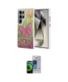 ieg™ Galaxy S23 Ultra Kılıf Zirve Modern Prime - Siyah Durable Full Glue Curved Cam