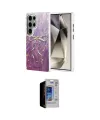 ieg™ Galaxy S23 Ultra Kılıf Zirve Modern Prime - Siyah Durable Full Glue Curved Hayalet Cam