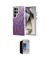 ieg™ Galaxy S23 Ultra Kılıf Zirve Modern Prime - Siyah Durable Full Glue Curved Hayalet Cam