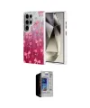 ieg™ Galaxy S23 Ultra Kılıf Zirve Modern Prime - Siyah Durable Full Glue Curved Hayalet Cam