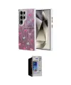 ieg™ Galaxy S23 Ultra Kılıf Zirve Modern Prime - Siyah Durable Full Glue Curved Hayalet Cam