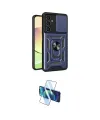 ieg™ Galaxy S24 FE Kılıf Ahenk Klasik - Siyah 3D Antistatik Seramik Nano Ekran Koruyucu