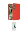 ieg™ Galaxy S24 FE Kılıf Ahenk Serisi - Şeffaf Pasifik Cam Ekran Koruyucu