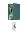 ieg™ Galaxy S24 FE Kılıf Ahenk Serisi - Şeffaf Pasifik Cam Ekran Koruyucu