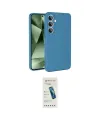 ieg™ Galaxy S24 FE Kılıf Ahenk Serisi - Şeffaf Pasifik Cam Ekran Koruyucu