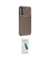 ieg™ Galaxy S24 FE Kılıf Eksen Form Prime - Şeffaf Pasifik Cam Ekran Koruyucu