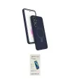 ieg™ Galaxy S24 FE Kılıf İz Işık Koleksiyonu - Şeffaf Pasifik Cam Ekran Koruyucu