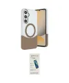 ieg™ Galaxy S24 FE Kılıf Kozmos Form Özel Seri - Şeffaf Pasifik Cam Ekran Koruyucu