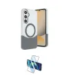ieg™ Galaxy S24 FE Kılıf Kozmos Form Özel Seri - Siyah 3D Antistatik Cam Ekran Koruyucu