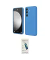 ieg™ Galaxy S24 FE Kılıf Kozmos Yansıma Özel Seri - Şeffaf Pasifik Cam Ekran Koruyucu