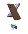 ieg™ Galaxy S24 FE Kılıf Kozmos Yansıma Özel Seri - Siyah 3D Antistatik Seramik Nano Ekran Koruyucu