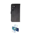 ieg™ Galaxy S24 FE Kılıf Siluet Işık Serisi - Siyah 3D Antistatik Seramik Nano Ekran Koruyucu
