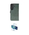 ieg™ Galaxy S24 FE Kılıf Siluet Işık Serisi - Siyah 3D Antistatik Seramik Nano Ekran Koruyucu