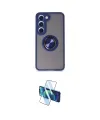 ieg™ Galaxy S24 FE Kılıf Yörünge Çizgi - Siyah 3D Antistatik Cam Ekran Koruyucu