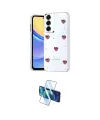 ieg™ Galaxy S24 FE Kılıf Yörünge Form - Siyah 3D Antistatik Cam Ekran Koruyucu
