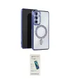 ieg™ Galaxy S24 FE Kılıf Zirve Doku Prime - Şeffaf Pasifik Cam Ekran Koruyucu