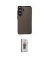 ieg™ Galaxy S24 Kılıf Ahenk Çizgi Serisi - Siyah Bilvis 3D Cam Ekran Koruyucu