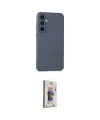 ieg™ Galaxy S24 Kılıf Ahenk Serisi - Siyah Bilvis 3D Cam Ekran Koruyucu