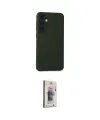 ieg™ Galaxy S24 Kılıf Ahenk Serisi - Siyah Bilvis 3D Cam Ekran Koruyucu