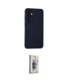 ieg™ Galaxy S24 Kılıf Ahenk Serisi - Siyah Bilvis 3D Cam Ekran Koruyucu