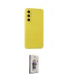 ieg™ Galaxy S24 Kılıf Ahenk Serisi - Siyah Bilvis 3D Cam Ekran Koruyucu