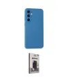 ieg™ Galaxy S24 Kılıf Ahenk Serisi - Siyah Bilvis Hayalet Cam Ekran Koruyucu