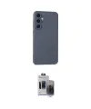 ieg™ Galaxy S24 Kılıf Ahenk Serisi - Siyah Vanessa Magic Hayalet Cam