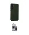 ieg™ Galaxy S24 Kılıf Ahenk Serisi - Siyah Vanessa Magic Hayalet Cam