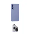 ieg™ Galaxy S24 Kılıf Ahenk Serisi - Siyah Vanessa Magic Hayalet Cam
