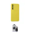 ieg™ Galaxy S24 Kılıf Ahenk Serisi - Siyah Vanessa Magic Hayalet Cam