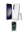 ieg™ Galaxy S24 Kılıf Ahenk Yansıma Prime - Şeffaf 360 Full Body Arka Koruyucu