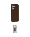ieg™ Galaxy S24 Kılıf Akış Asil Koleksiyonu - Siyah Bilvis 3D Cam Ekran Koruyucu