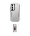 ieg™ Galaxy S24 Kılıf Akış Çizgi Koleksiyonu - Siyah Bilvis 3D Cam Ekran Koruyucu