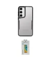 ieg™ Galaxy S24 Kılıf Akış Çizgi Koleksiyonu - Siyah Polymer Nano Ekran Koruyucu