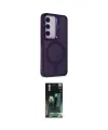 ieg™ Galaxy S24 Kılıf Akış Form - Şeffaf 360 Full Body Arka Koruyucu