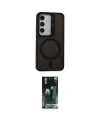 ieg™ Galaxy S24 Kılıf Akış Form - Şeffaf 360 Full Body Arka Koruyucu