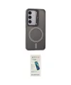 ieg™ Galaxy S24 Kılıf Akış Form - Şeffaf Pasifik Cam Ekran Koruyucu