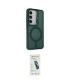ieg™ Galaxy S24 Kılıf Akış Form - Şeffaf Pasifik Cam Ekran Koruyucu