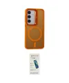 ieg™ Galaxy S24 Kılıf Akış Form - Şeffaf Pasifik Cam Ekran Koruyucu