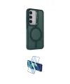 ieg™ Galaxy S24 Kılıf Akış Form - Siyah 3D Antistatik Cam Ekran Koruyucu