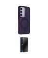 ieg™ Galaxy S24 Kılıf Akış Form - Siyah 3D Antistatik Hayalet Cam Ekran Koruyucu