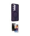 ieg™ Galaxy S24 Kılıf Akış Form - Siyah 3D Antistatik Mat Seramik Nano Ekran Koruyucu
