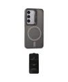 ieg™ Galaxy S24 Kılıf Akış Form - Siyah 6D Antistatik Mat Seramik Hayalet Nano Ekran Koruyucu