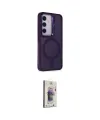 ieg™ Galaxy S24 Kılıf Akış Form - Siyah Bilvis 3D Cam Ekran Koruyucu