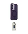 ieg™ Galaxy S24 Kılıf Akış Form - Siyah Bilvis Hayalet Cam Ekran Koruyucu