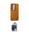 ieg™ Galaxy S24 Kılıf Akış Form - Siyah Vanessa Magic Cam